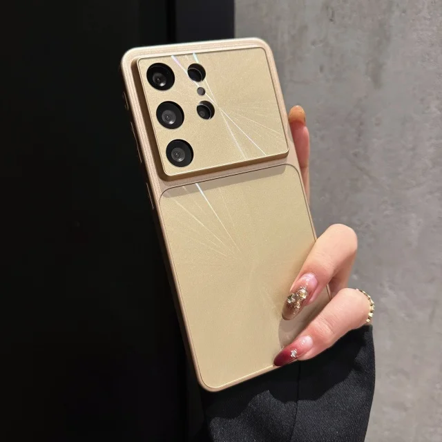 Luxury Dazzling CD Lines Silicone Frame Phone Case - Premium Protective Cover