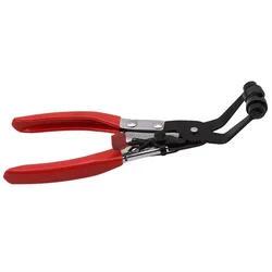 Angled Hose Plier for Auto Fuel and Vacuum Line Removal (Curved forceps)