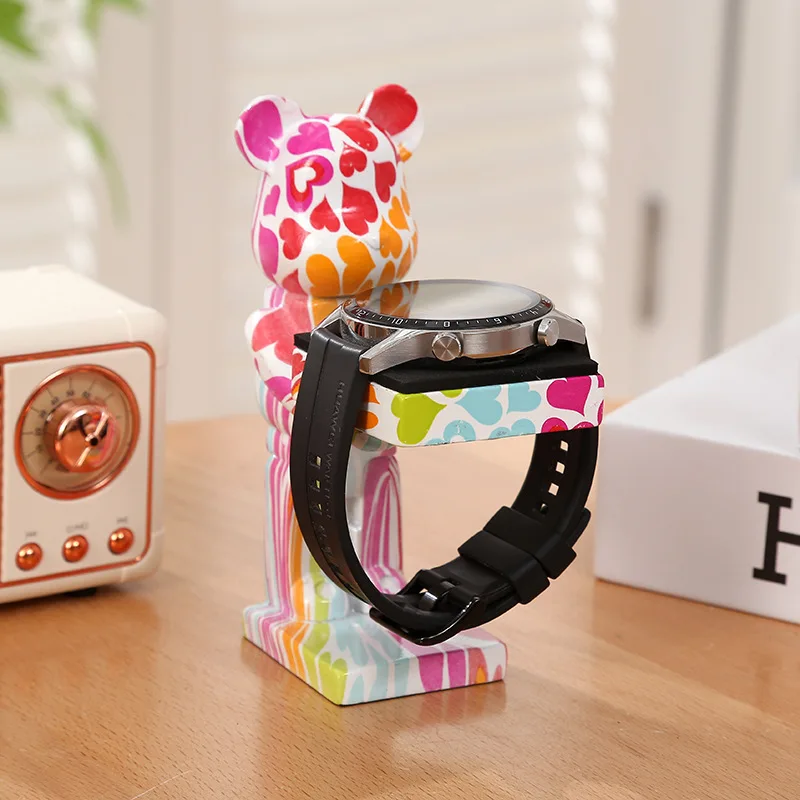 Resin Creative Watch Stand Personalized Storage Case Organizer Display Luxury Apple Watch Ultra Holder Stand Accessories Charger