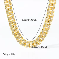 EILIECK 316L acier inoxydable blanc chaîne collier pour femmes fille mode nouveau cadeau de fête épais cou chaîne étanche bijoux 2