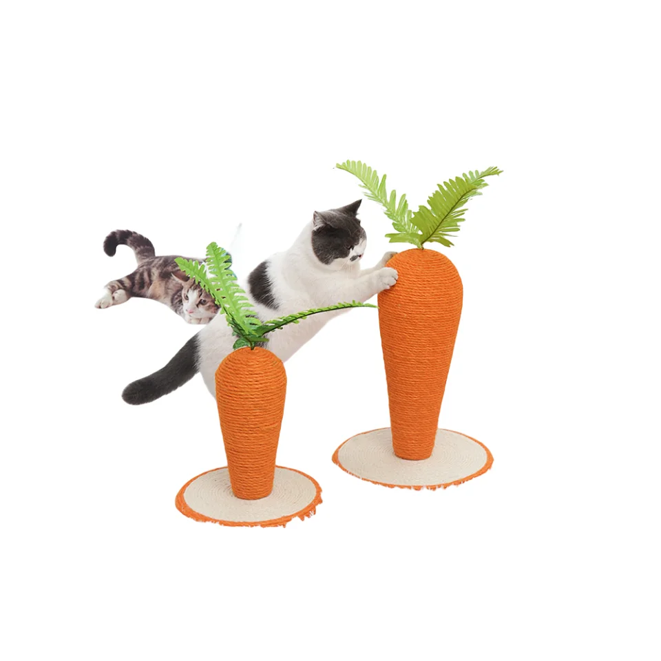 

Кошачья игрушка в виде моркови, кошачья башня, Когтеточка