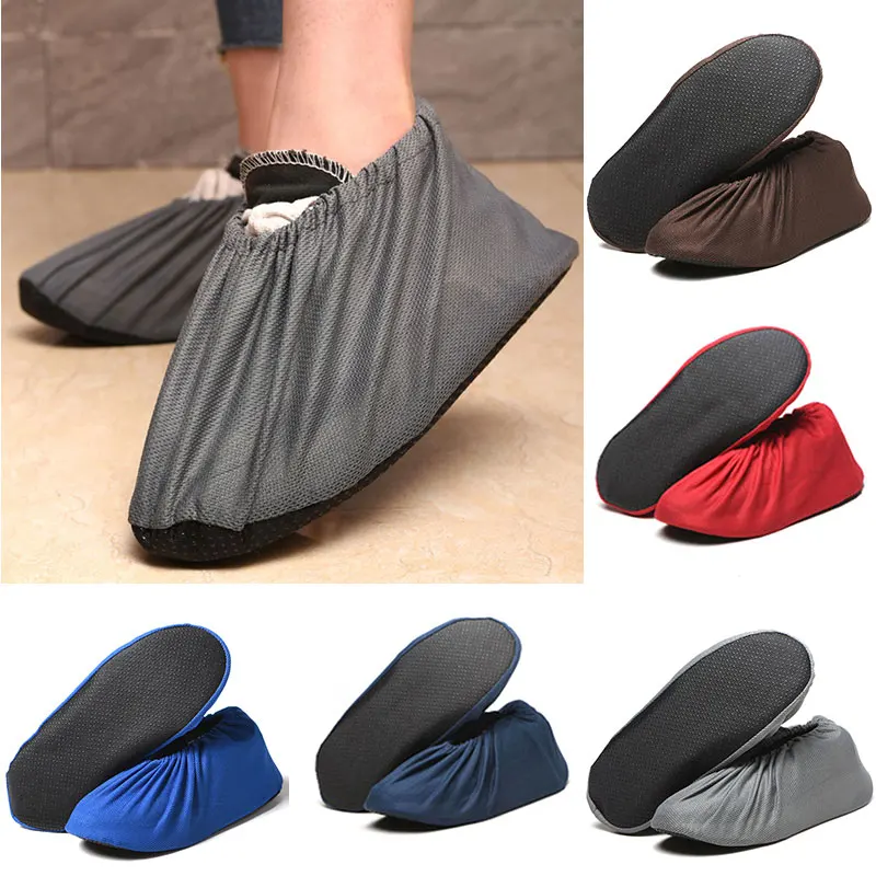 Non-slip Outdoor Shoe Covers Reusable Shoes Protector Washable Shoe Cover Keep Floor Carpet Cleaning Household Outdoor 1pair