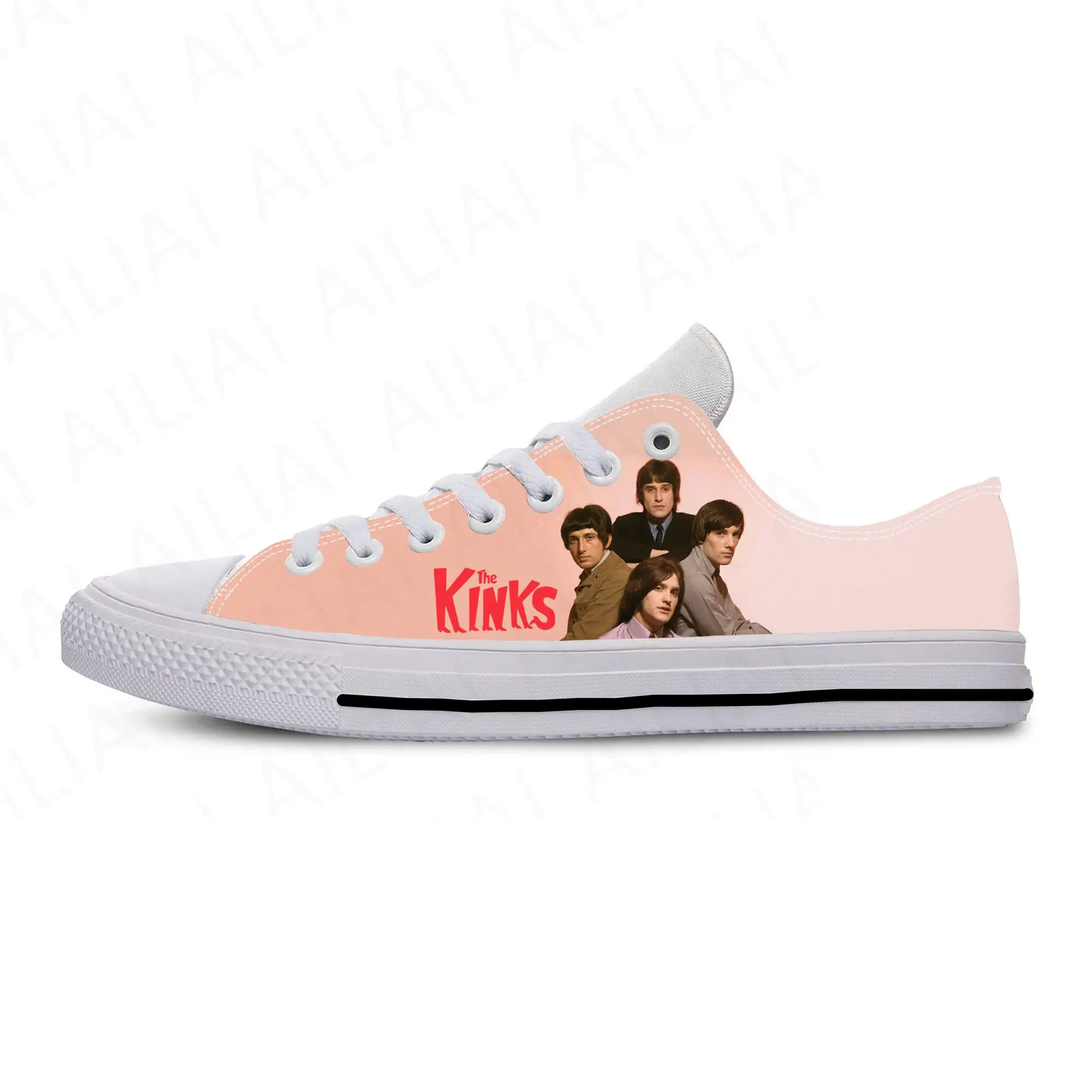 

Кроссовки с низким верхом The Rock band, повседневная холщовая обувь для мужчин и женщин, подростков, дышащая легкая обувь для бега с 3D принтом