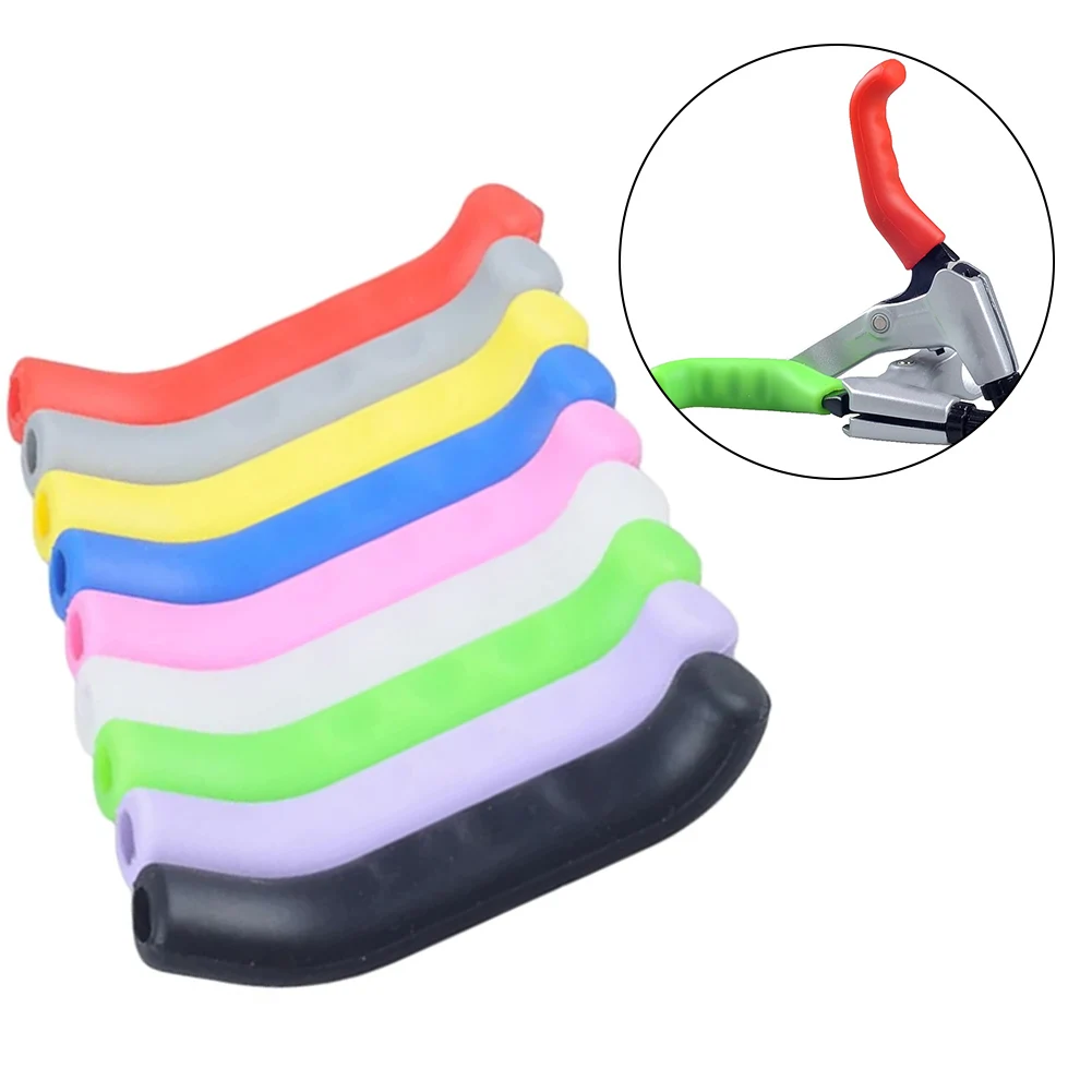MTB Bicycle Brake Handle Protective Covers 1Pair Silicone Anti-Slip Brake Handle Sleeve Protector Mountain Bike Accessories