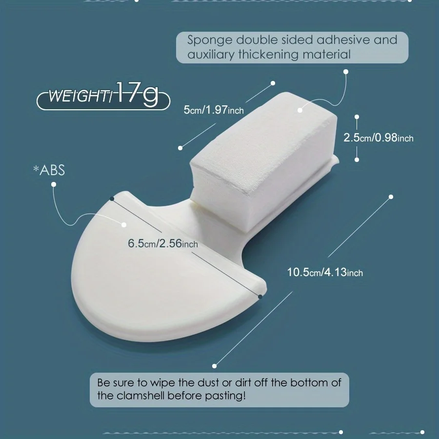 Description Picture 4 of item1pc toilet lid lifter toilet lid lifter flipper toilet lid handle