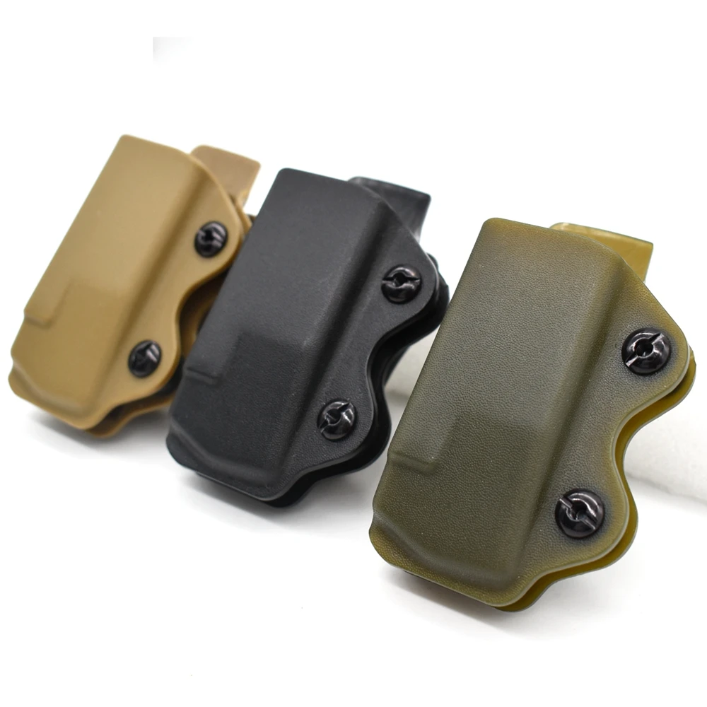 

Holster Black Glock 17 22 23 Hunting Tactics Suitable for Glock Single Magazine Kydex IWB Gun Magazine Bags