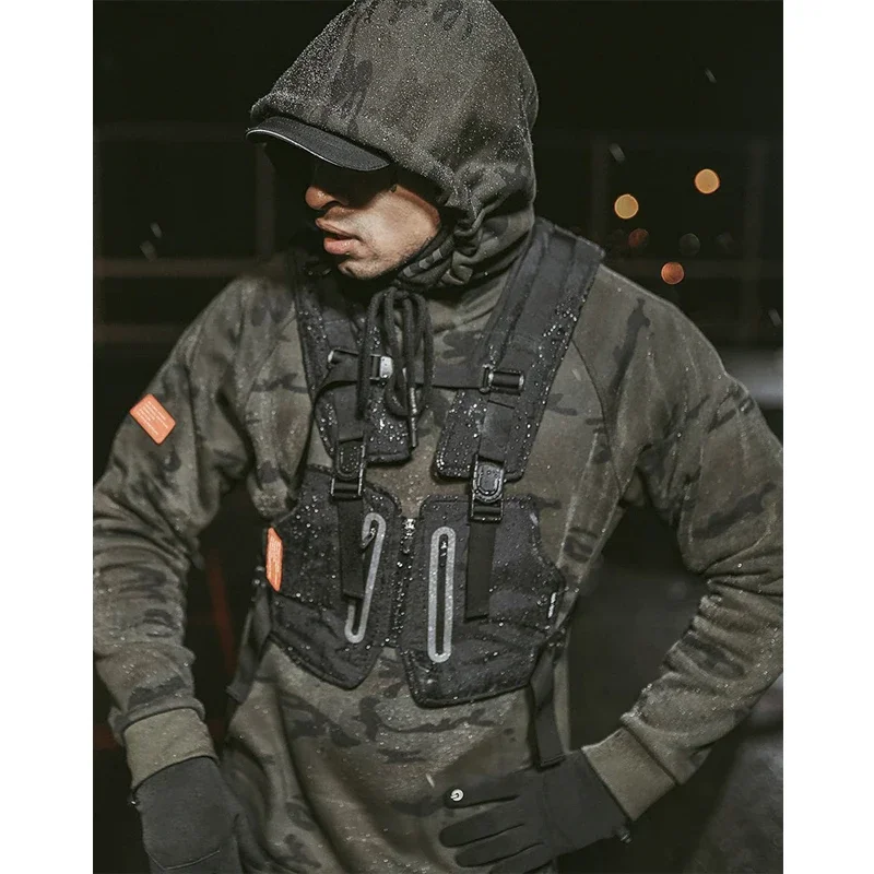New Streetwear 2024 NEW Vest Men Hip Hop Street Style Chest Rig