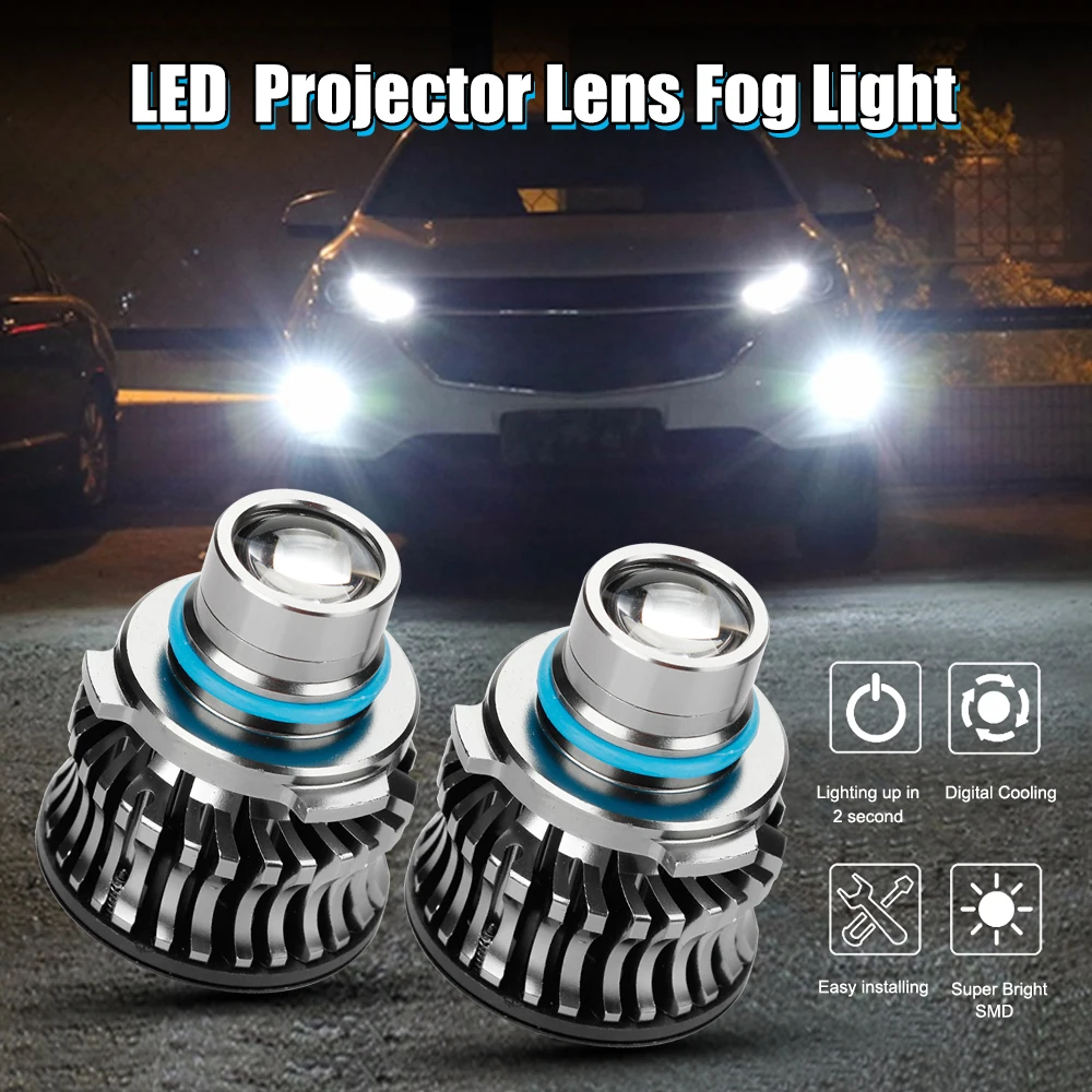 LED 20W H7 Green Two Bulbs Head Light High Beam Replace Stock Lamp Show  Color