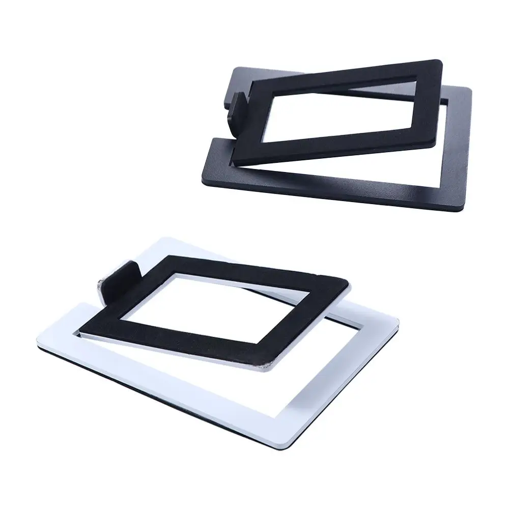 

Tray In-cline Design Anti-Slip Base Desktop Speaker Stand Tabletop Holder Device Holder Tray Metal Audio Bracket