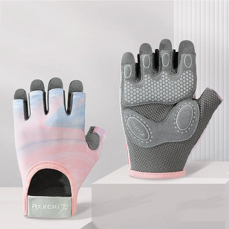 Women's Padded Gloves For Cycling, Weight Lifting, Gym & Wheelchair Use