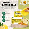 Turmeric Cleansing Pad Kojic Acid Sponges Exfoliating Pads-Acne Scars 50pcs Lemon Chamomile Deep Cleaning For Face Care Products 1