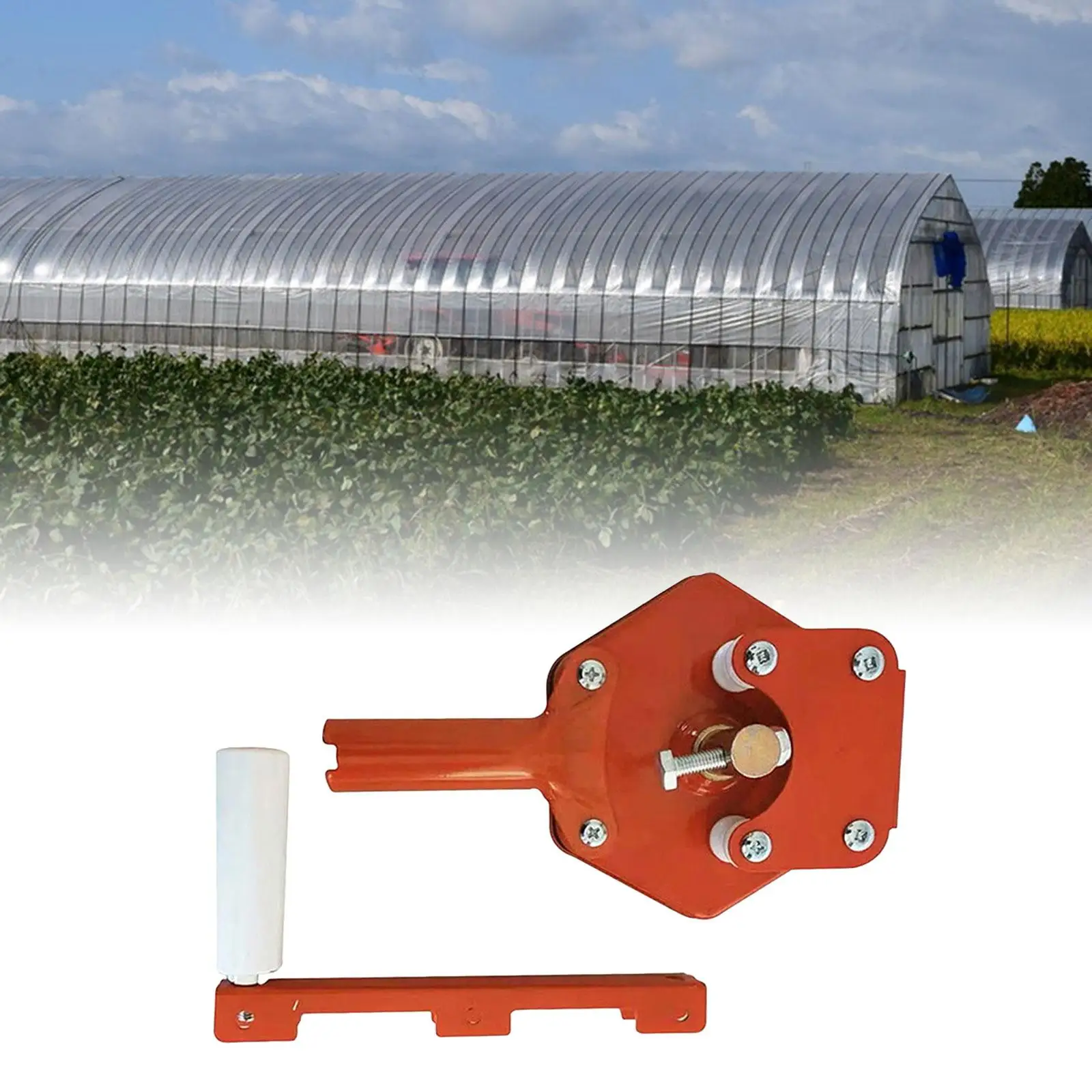 Greenhouse Hand Crank Winch Manual Shaker Easy Installation Windproof Practical