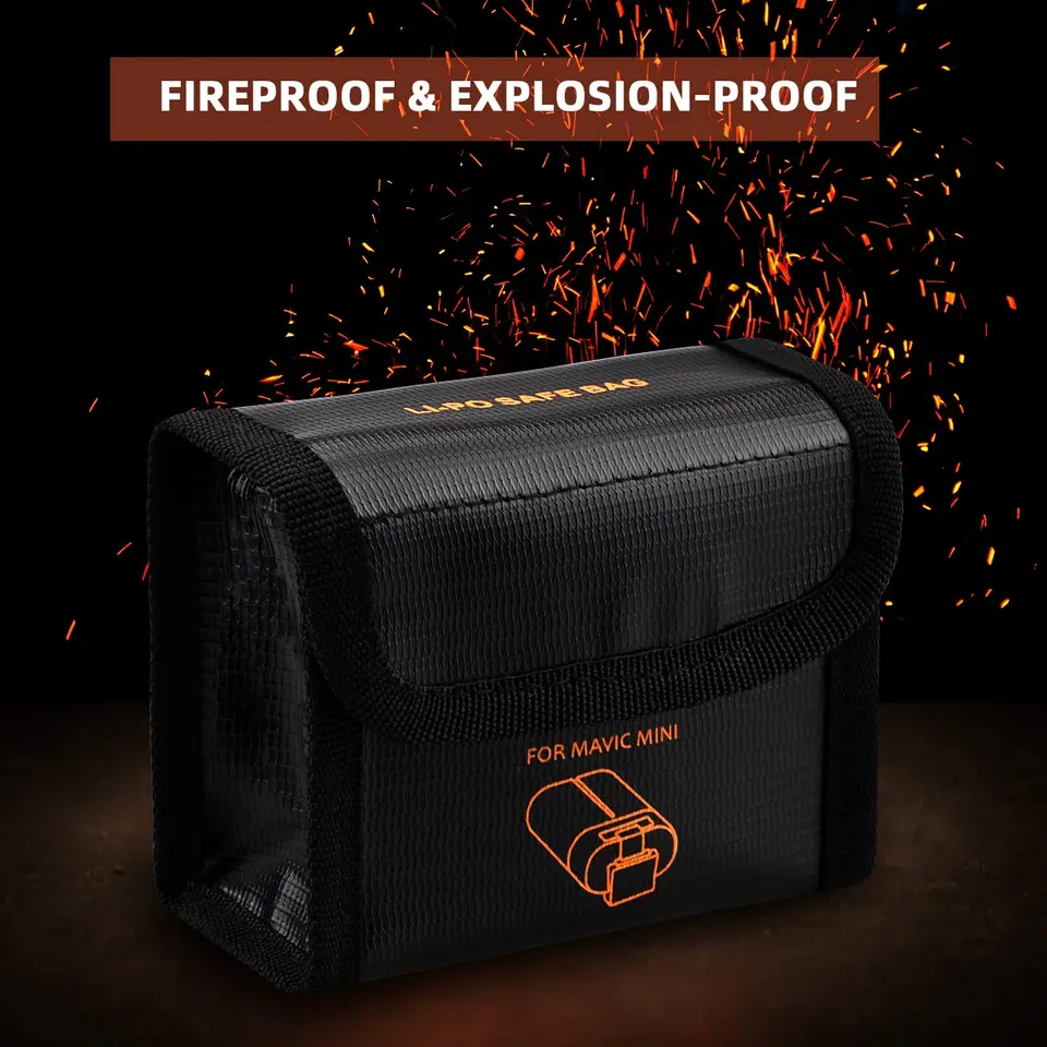 Lipo Batterie Coffre-Fort Sac Pour DJI Mini 4K/Mini 2 SE/Mini