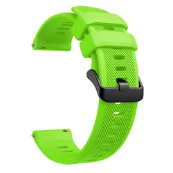Premium 22mm Sports Silicone Watch Strap - Smartwatch Accessories - 22mm Width (Green)