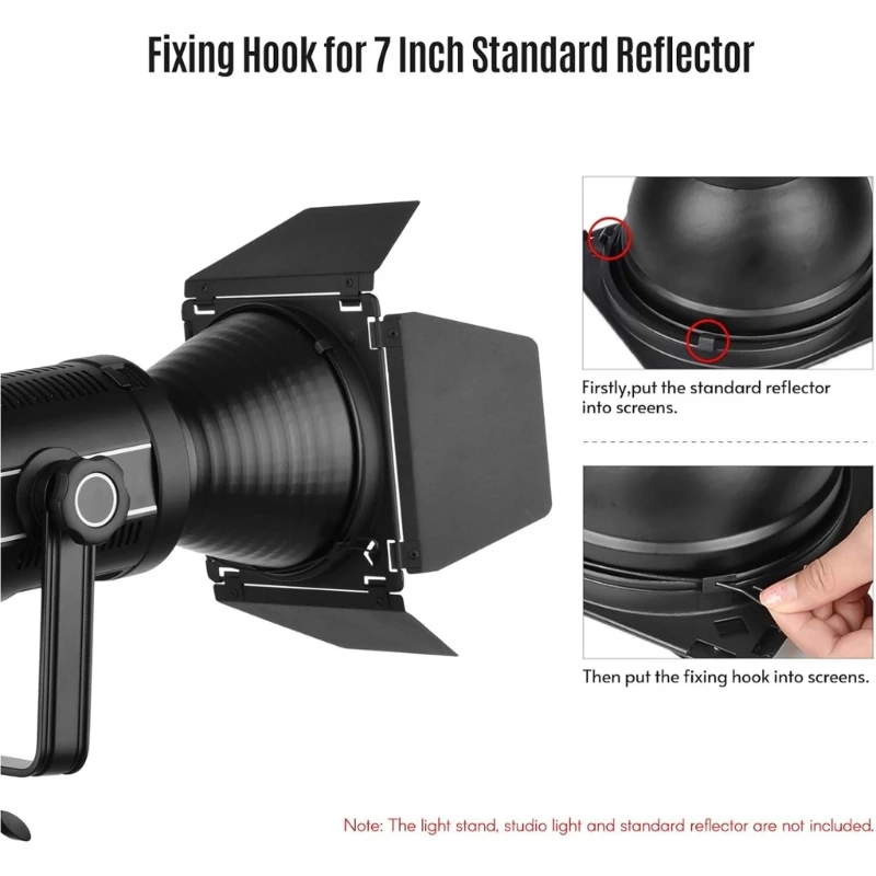 

Дверь сарая + сотовая решетка + 4-цветный фильтр для стандартной фотографии с отражателем