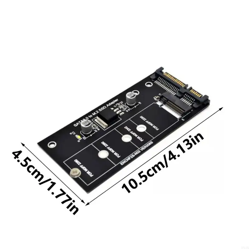 P9JB M.2 to SATA3 NGFFs SSDs Converters Card for 6Gbps Fast Speed Data Transfer for PC and Laptops