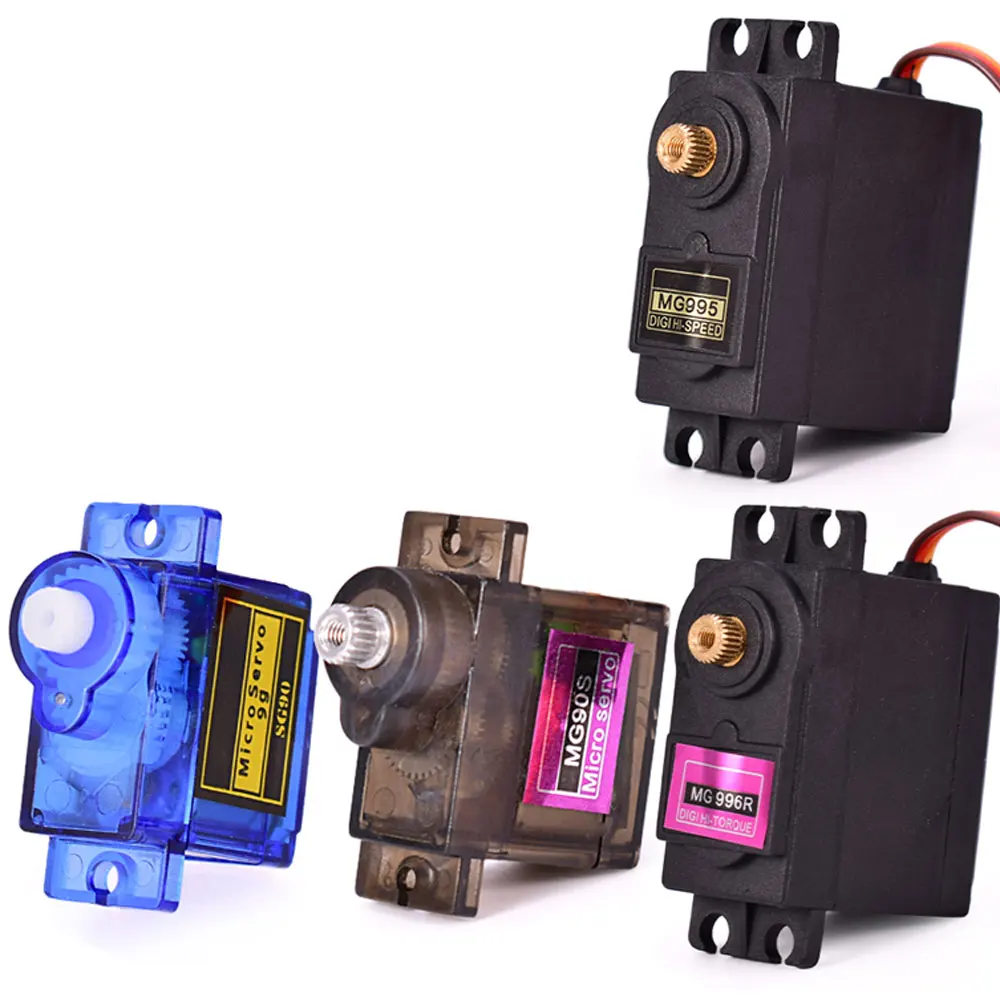 High-Performance 180° Micro Servo Motor Set for RC Aircraft