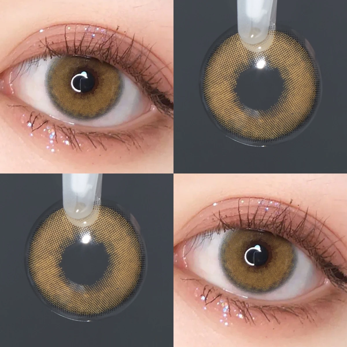 Lalens Soft Blue Colored Contact Lenses - Natural Look, Half-Yearly Wear