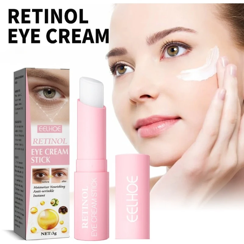 

Retinol Eye Cream Improve Dark Circles fade Fine Lines Crow's Feet Anti Aging wrinkles Moisturizing Firming skin Eye Stick