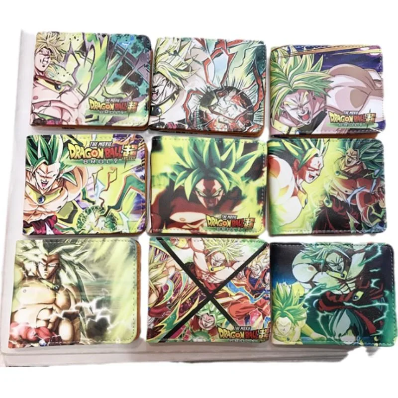 

Anime Peripheral Dragon Ball GOKU Character Embossed PU Wallet Teenage Men and Women Leather Fashion Purse Fans Toys Gift