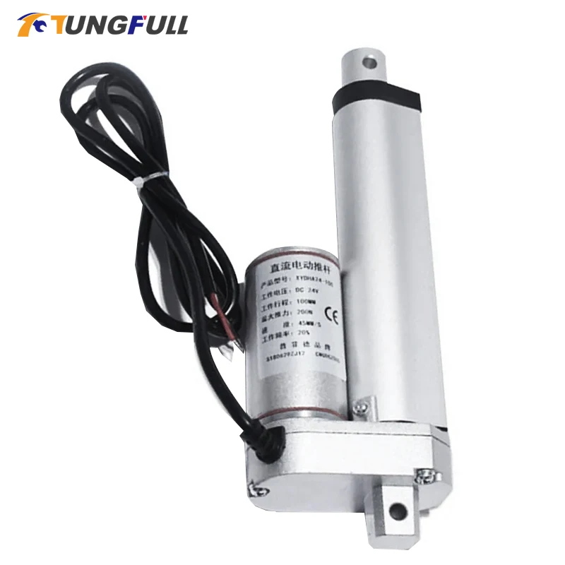 Atuador Linear Elétrico de Carga Pesada Motor de Acionamento 30 mm 50 mm Curso dc 12v 24v 100n 200n 300n 500n 700n 900n 1000n