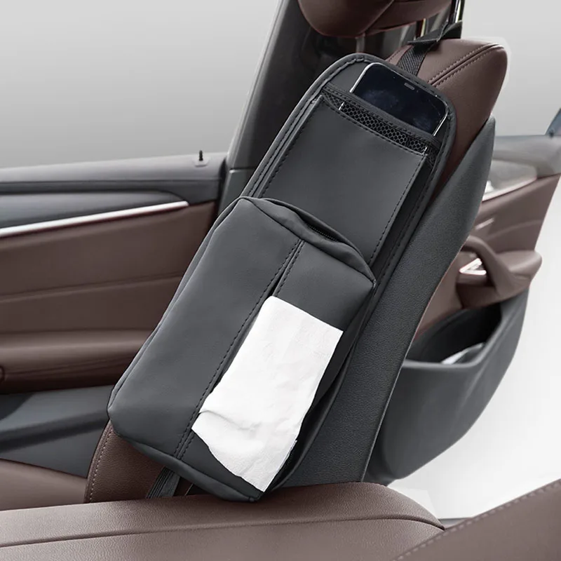 Car Seat Storage Side Hanging Bag Multi Pocket Organizer Holder For