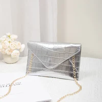 Sac de soirée en or et argent pour femmes, pochette élégante à la mode pour Banquet, sacs à bandoulière avec chaîne, bourse de luxe, sacs de fête de mariage, portefeuille 3