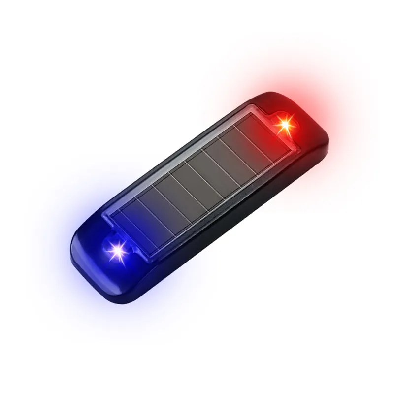 Solar Power Warning Light motorcycle led lights car led lights for Car Motorcycles LED Flashlight Indicator In-Night Caution Strobe Warning Light Running Lamp