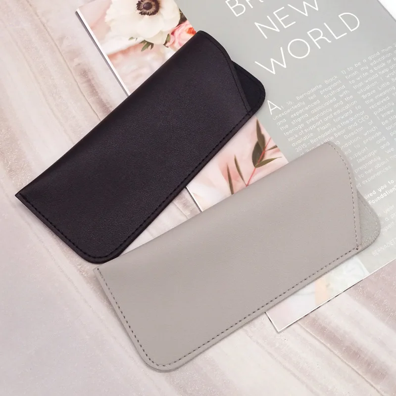 Brillentasche aus PU-Leder, tragbare Sonnenbrillentasche, Brillentasche, Premium-Schutzhülle für Lesebrillen, für Herren, Rucksack – Detail 1