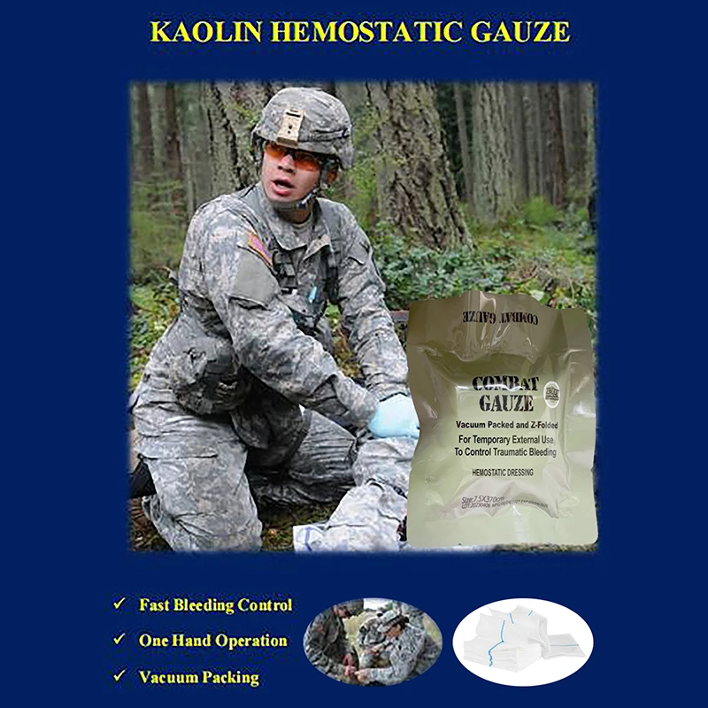 Kaolin Hemostatic Gauze 4