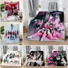 Korean Group BABY MONSTERs Printed Blanket for Bed Sofa Armchair Picnic Warm Blanket Comfortable Blanket Home Travel Birthday 1