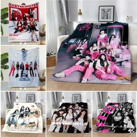 Korean Group BABY MONSTERs Printed Blanket for Bed Sofa Armchair Picnic Warm Blanket Comfortable Blanket Home Travel Birthday 1