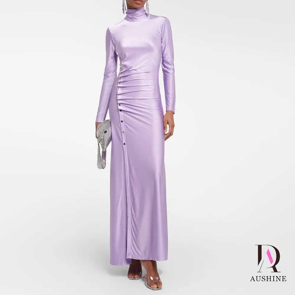 

Aushine Dress Ankle Length Luxury Birthday Evening Dress Full Sleeves Summer Elegant Wedding Party Gowns For Women Arab 2024