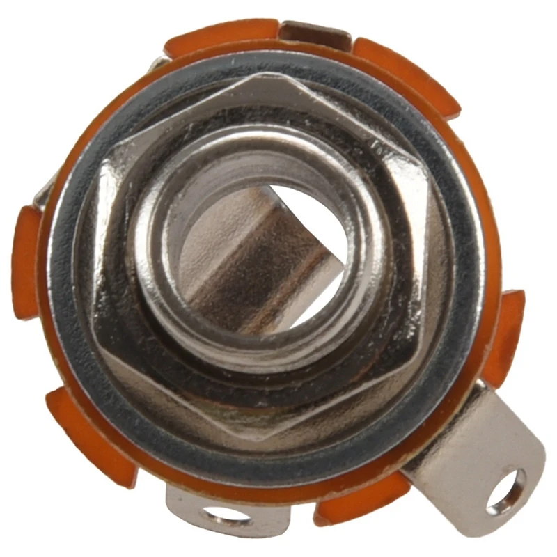 

Качественные детали и аксессуары для гитар 6X Switchcraft 1/4 6,35 мм 2-проводное Моно шасси Стандартный входной выход