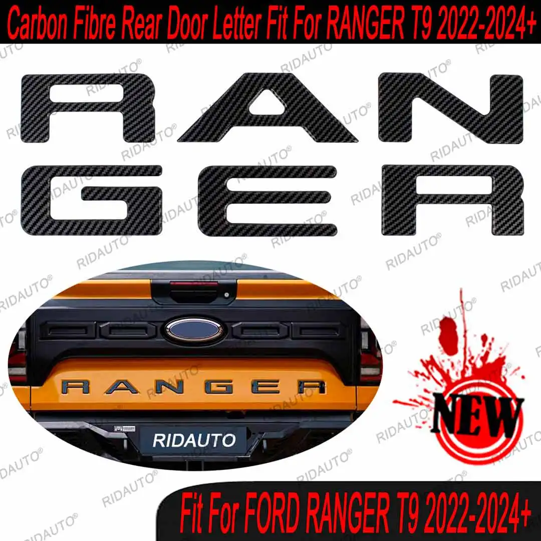 Ford Logo 2024: The Real Deal on Carbon Fibre ABS 3D Emblems for Ranger T9  Models, image size:1080x1080