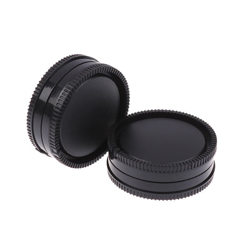 (여름4) 2개 카메라 액세서리 플라스틱 카메라 렌즈 캡 방진 커버 E 마운트 NEX7/NEX5/NEX3/A7/A7R2용 후면 렌즈 캡