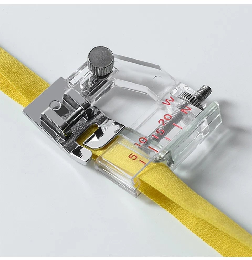 1Pcs Adjustable Bias Tape Binding Foot Snap On Presser Foot 6290 For  Brother and Most of Low Shank Sewing Machine Accessories - AliExpress