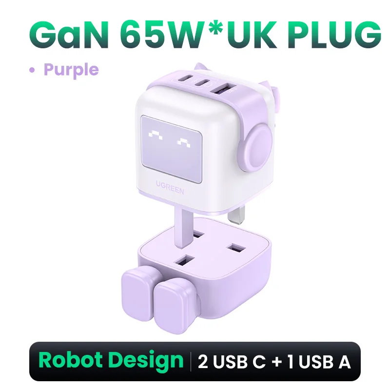 UK GaN 65W Purple