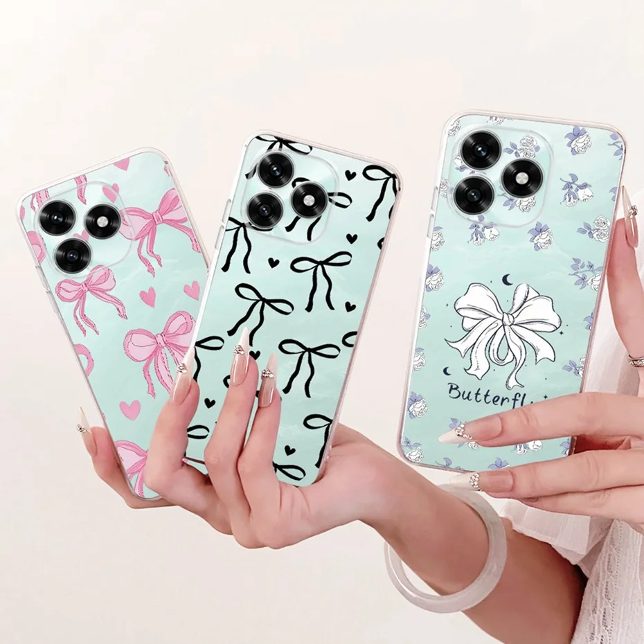 Clear TPU Case with Newest Style Pattern - Protective Back Cover Bumper