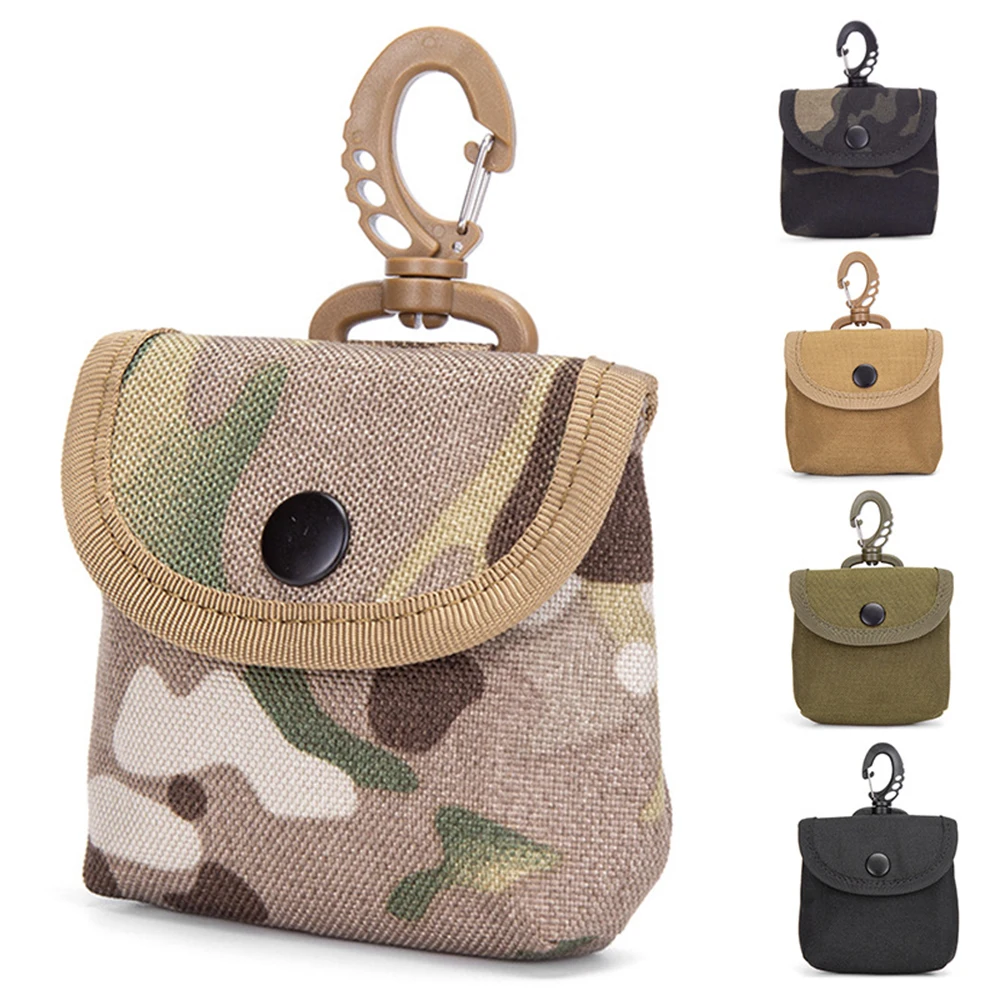 

Waterproof Camping EDC Pouch Tactical Key Change Purse Wallet Travel Kit Coin Purse Outdoor Hunting Camouflage Waist Bag