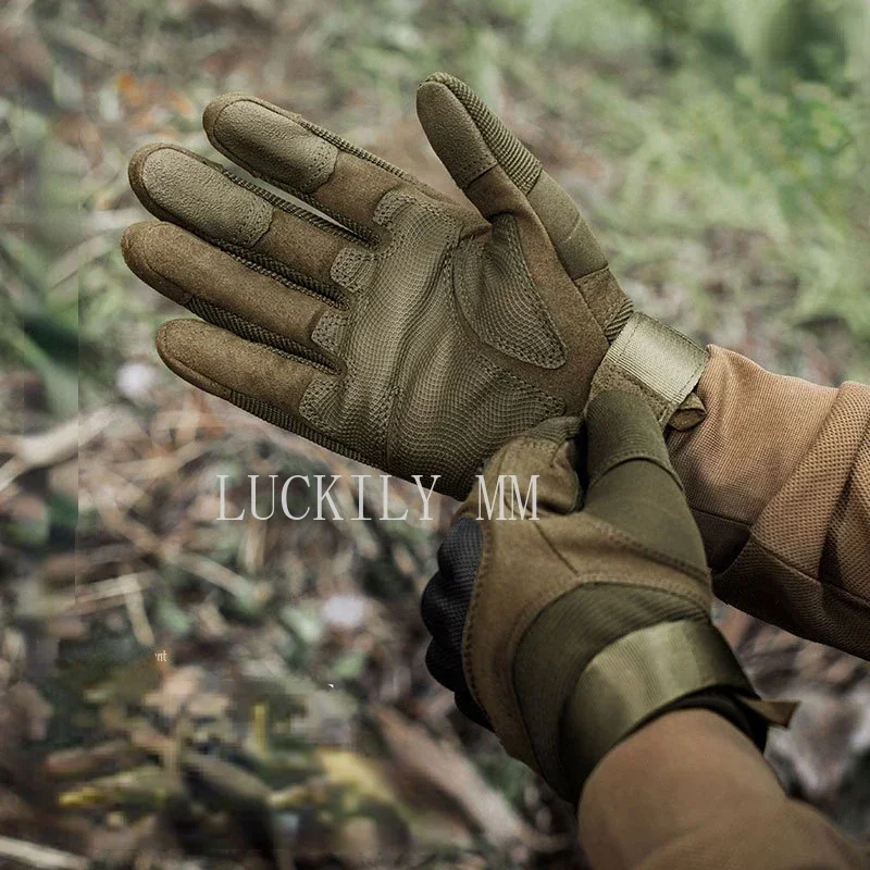 Outdoor Tactical Gloves Full Finger Men's Gloves Sports Shooting Hunting Workout Motorcycle Cycling