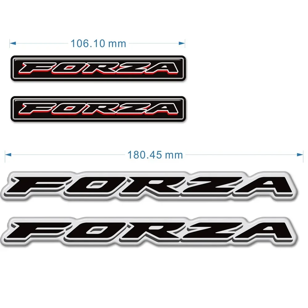 Motorcycle Scooter Decoration Stickers For Honda FORZA 125 300 Emblem Logo Mark Symbol Side Fairing