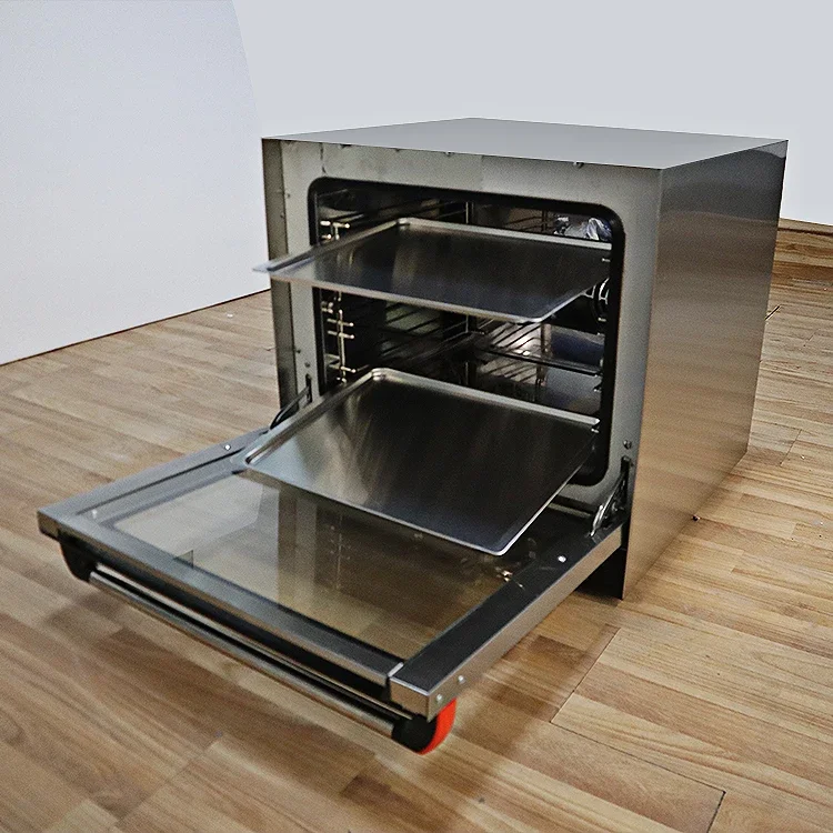 Hot Selling Electric Counter Top 4 Trays Hot Air Convection Oven Pizza Bread Baking Oven For Restaurant & Home Kitchen 3