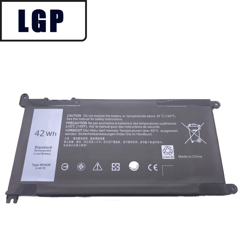 Lgp Nuova Batteria Per Laptop Per Dell Inspiron 13 5000 5368 5378 7368 14 7000 7560 7460 5567 15Mf Pro-1508T Fw8Kr Wdx0R Wdxor