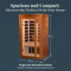 Dynamic Saunas Home Sauna with Infrared Lighting for up to 2 People, Saunas for home,  portable sauna room 4