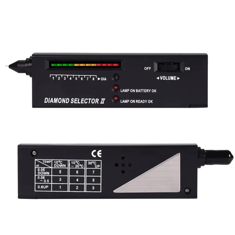 High Accuracy Diamond Tester Pen - Portable Professional Jewelry & Gemstone Identification Kit with LED Indicator