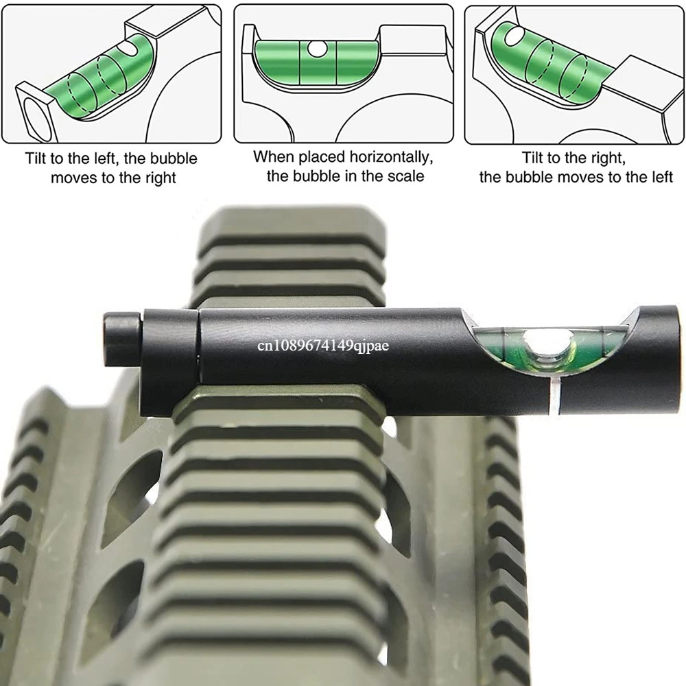 Hunting Spirit Bubble Level Optical Scope Mounts for 11mm/20mm Picatinny Rail Rifle Scope Leveling Tool Kit Hunting Accessories scope bubble level