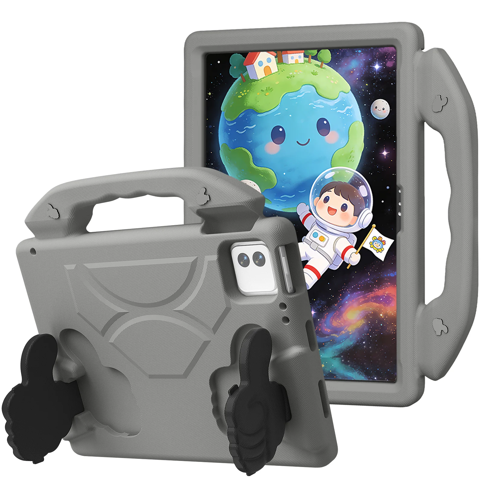 Children's Shockproof EVA Tablet Case with Handle and Stand - Lightweight and Durable