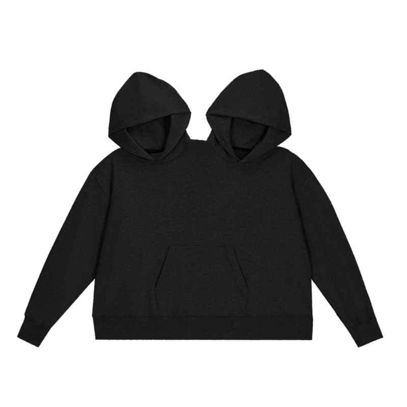 Couple Casual Tops Two Person Pullover Long Sleeve Sweatshirt Autumn Hoodie Pullover Fall Y2K Clothes Dropship