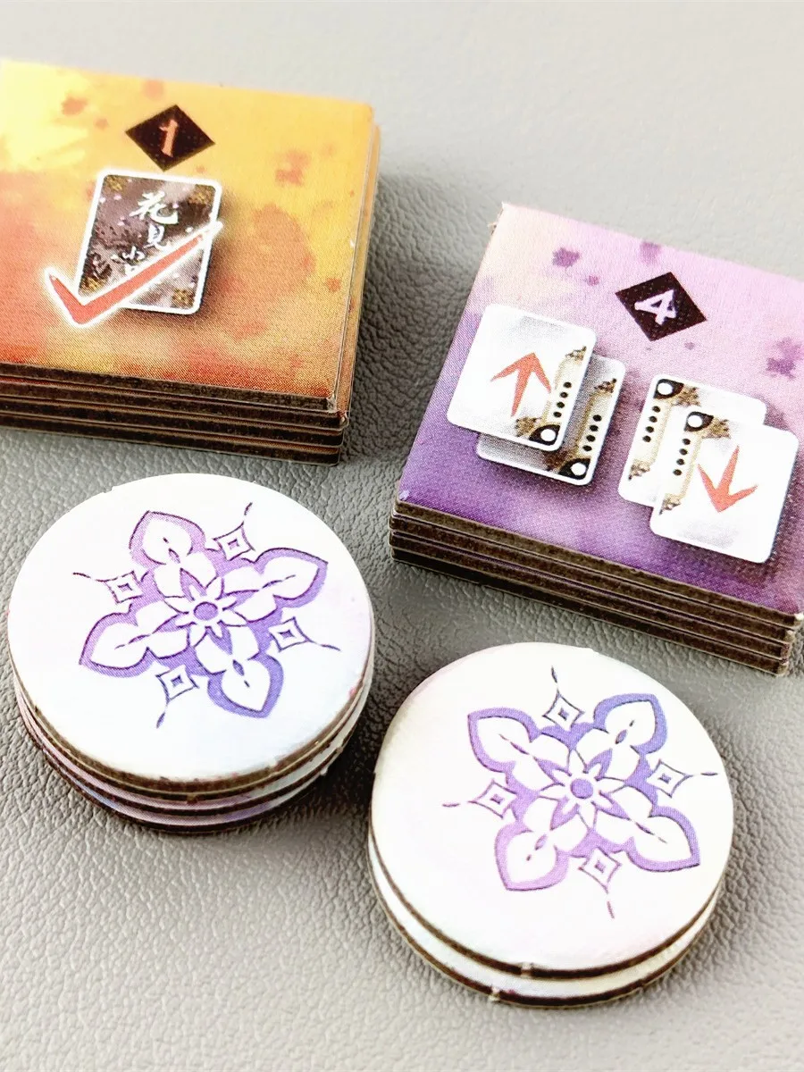 Hanamikoji Board Game Cooperative Cards Games Family/Party